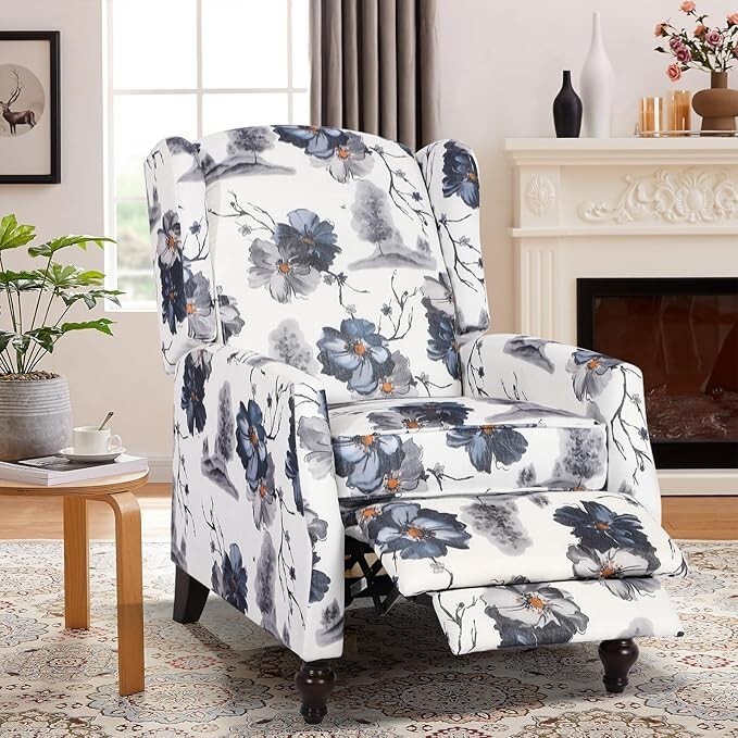 - Tufted Arm Chair Recliner - Massage Recliner Chair