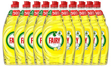 Fairy Washing Up Liquid Lemon 654ml - Pack of 16 4.11 per litre