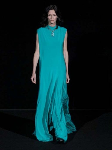 BALENCIAGA Sleeveless Draped Jersey 