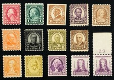 us stamps lot of unused singles between SC#'s 499-726, mixed conditions