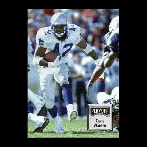 1993 Playoff Contenders Chris Warren #85 card