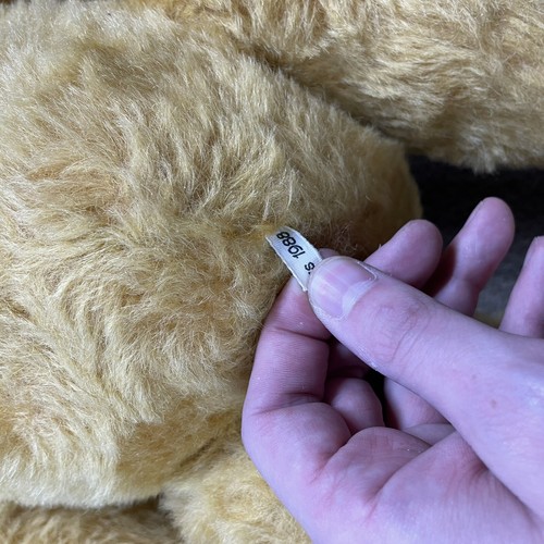 Oso mohair grande Kathleen Wallace 1988 Stier Bears 26" totalmente articulado - Imagen 20 de 20