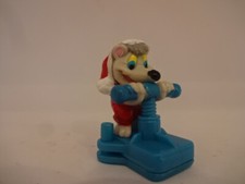 Weihnachts Deko Figur " Hamster mit Stanzmaschine - Motiv Christbaum