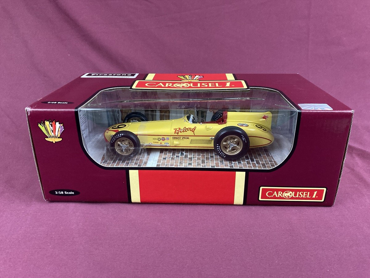 XRARE Carousel 1 1/18 Laydown Roadster 1957 Indy 500 #9 Sam Hanks