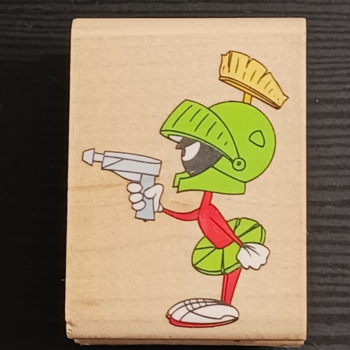 Marvin Martian Looney Tunes Rubber Stampede Stamp Surrender Earthling 1995 - Picture 15 of 18