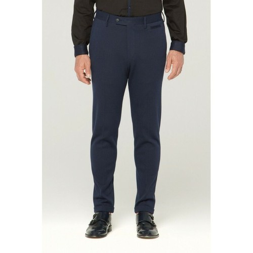 PANTALONI OUTFIT UOMO BLU SCURO | eBay