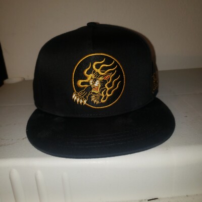 Monster Energy Drink Java Monster Coffee Panther Snapback Baseball Cap Hat Black