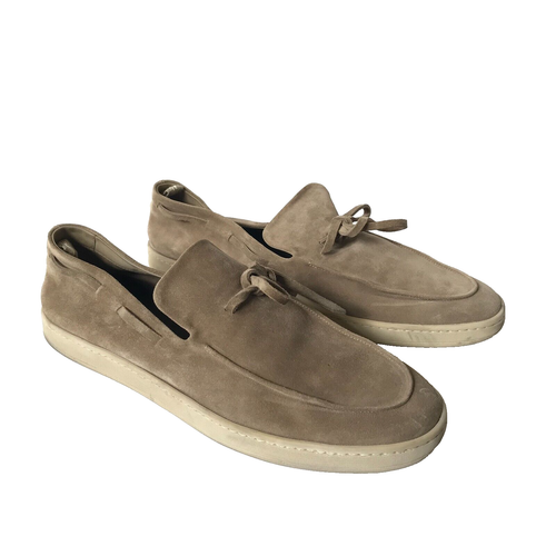 Officine Creative Suede Loafers Shoes Mens 46 US 13 Tan Suede Low Top Drivers - Picture 2 of 10