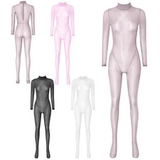 Womens Catsuit Stretchy Jumpsuit Unitard Full Body Bodysuit Tempting Leotard
