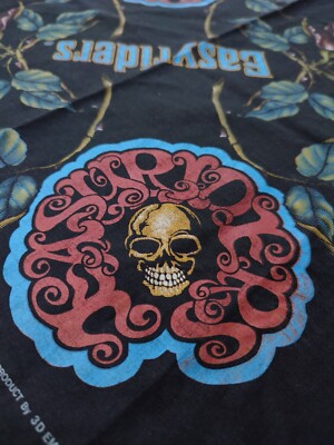 Easy Riders By 3D EMBLEM Bandana - No T-Shirt Vintage 80s Skull