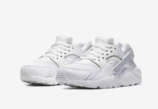 Nike Huarache Run White/Pure Platinum Youth Size 6.5 Sneaker
