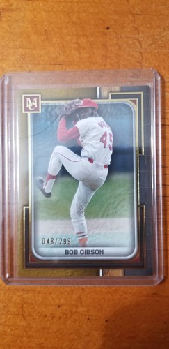 2023 TOPPS MUSEUM COLLECTION COPPER BOB GIBSON /299 - Picture 1 of 2