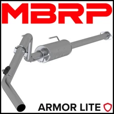 MBRP Armor Lite 2.5" Cat-Back Exhaust System fits 05-15 Tacoma Access/Crew 4.0L