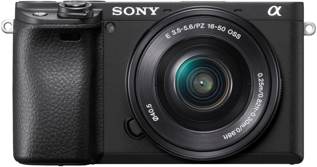 Sony - A6400 Premium Digital E-Mount APS-C Camera Body with 16-50mm Camera Le...