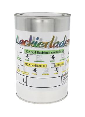 Autolack 1,0 Liter spritzfertig für VW Volkswagen LA6W Frescogrün ...