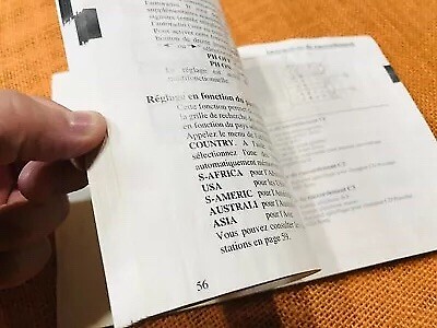 2002 PORSCHE BOXSTER S OWNERS MANUAL +RADIO BK (FAST SHIP) Read Description - Picture 10 of 11