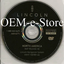2003 2004 2005 2006 Lincoln Navigator Aviator LS Navigation DVD Map 4D Update CD
