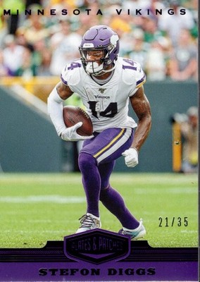 2019 Panini Plates and Patches Purple #57 Stefon Diggs /35 - FB