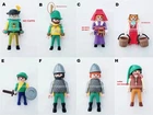 PLAYMOBIL VINTAGE 3666 CASTLE FIGURE KNIGHTS PEASANT PURPLE RED BOY-NOTES-CHOICE