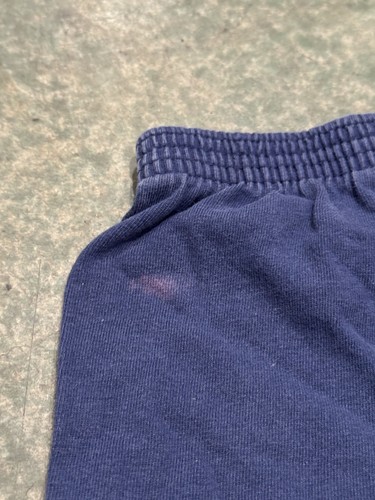 Vintage 90s Blue Cotton Shorts Size 18T Sweats Shorts - Picture 6 of 10