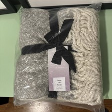 West Elm Faux Ombré Mohair Throw 50x60" - NWT