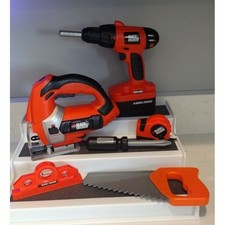 black and decker kids tool set misc lot
