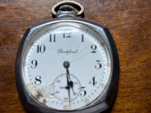 1912 Rockford MODEL 2  Pocket Watch  12s 15J NOT RUNNING