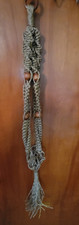 VTG Macrame Plant Hanger 1970s - 43"