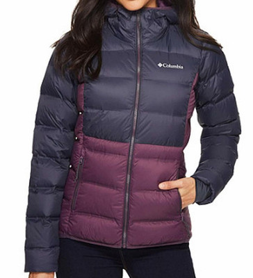 $160 Columbia Sunrise Peak 700 Down Jacket XK1524 Water-Resistant Women S EUC