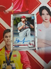 2020 Bowman Chrome Baseball Autograph 1st Rookie Ethan Lindow
