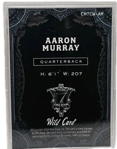 2024 Wild Card Aaron Murray 1/7 - Picture 2 of 2
