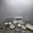 Huge Lot of Vintage Pyrex Butter Dish Serving Crack Free Mugs Glass