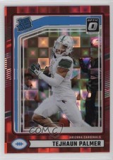 2024 Donruss Rated Rookie Optic Preview Red Pandora Prizm Tejhaun Palmer 1o8k