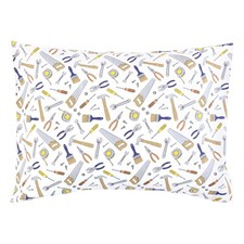 Hudson Baby Unisex Baby Cotton Toddler Pillow Case, Construction Work, One Size