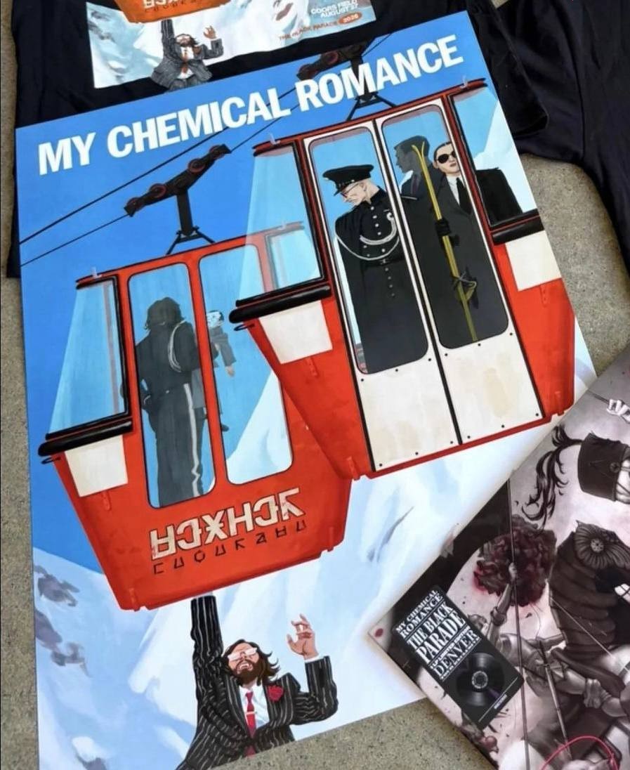 My Chemical Romance Black Parade 2026 Poster Denver, CO Coors Field, Aug 27 2026