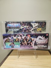 Sealed 1984 Battle Bones Collectors Master of the Universe MOTU & Acrylic Case
