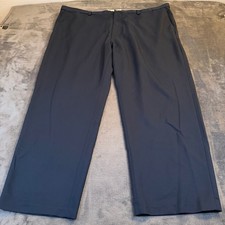 Amazon Essentials Classic Fit Flat Front Dress Pants Navy Mens 46W x 28L