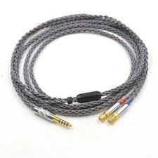 8 Core Earphone Cable For Screw Hifiman HE6 HE5 HE400 HE500 HE600 HE300