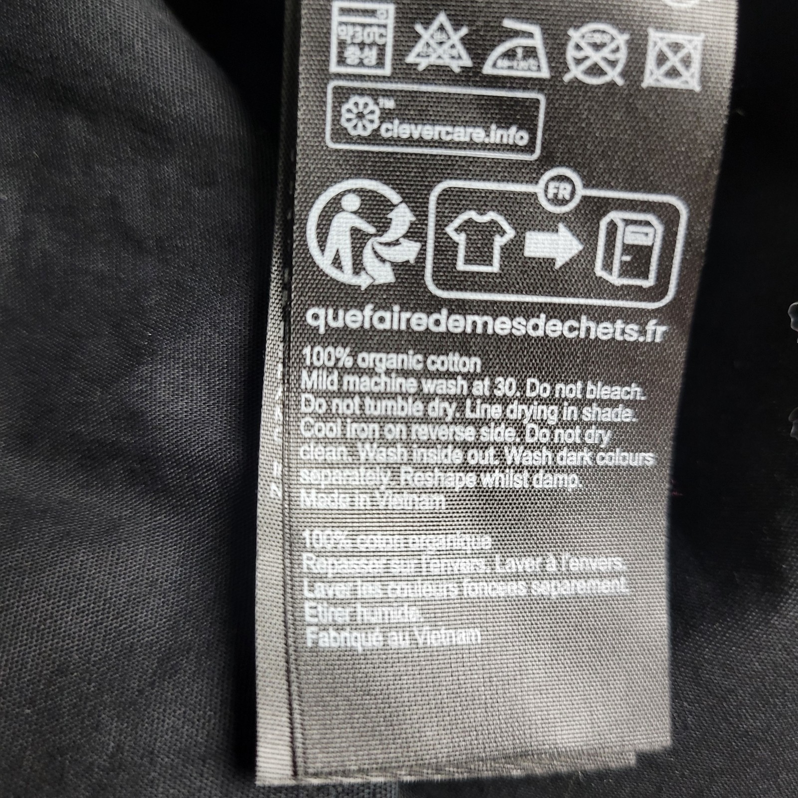 All Saints Mens Large Solid Black Button Down Sho… - image 5