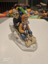 'Downhill Racer'  Figurine by Norman Rockwell, Vintage 1983,NRM,INK.