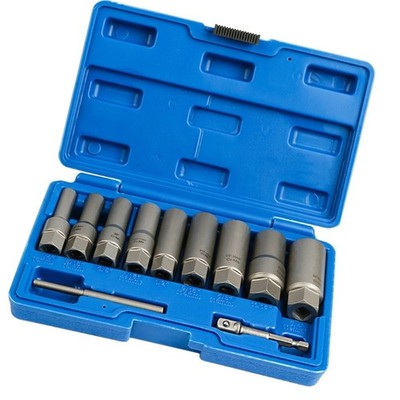 7/11Pcs Damaged Stripped Screws Extractor Broken Bolt Removal Drill Guide Bit