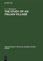 The Study Of An Italian Village A. L. Maraspini
