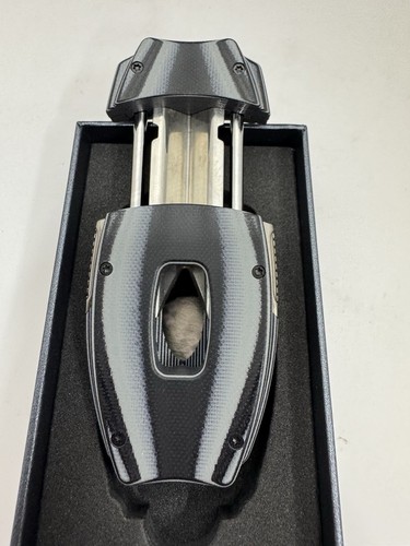 Cortador de cigarros Xikar VX2 G10 corte en V - laminado de fibra de vidrio - gris - nuevo - Imagen 9 de 10