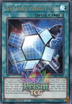 1. Auflage Zusatzspiegel Level 7 Ultra Rare BLMR-DE047 Yugioh