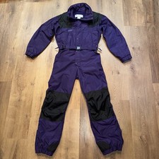 Columbia Ski Suit One Piece Snowsuit Snow Bib Shell Jumpsuit Vtg Mens Small