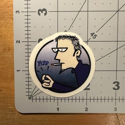 Vintage 90er Flip Skateboards "Beatnik Clifford / Rune Glifberg" Sticker - Bild 2 von 3