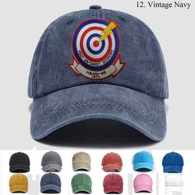 Customized Personalization  Embroidered Hat H&ms-46 Squadron, Trucker Hat, Gift