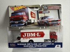 Hot Wheels Car Culture Transport Nissan Skyline HT 2000GT-X Sprinter 8 BW