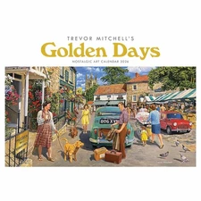 Carousel Worldwide, Golden Days Trevor Mitchell 2026 A4 Wall Calendar