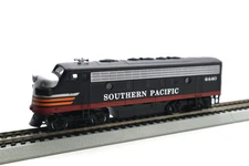 Bachmann Plus, HO, 11230, SP Black Widow EMD F7A Diesel Loco, 6440, C-8 LN